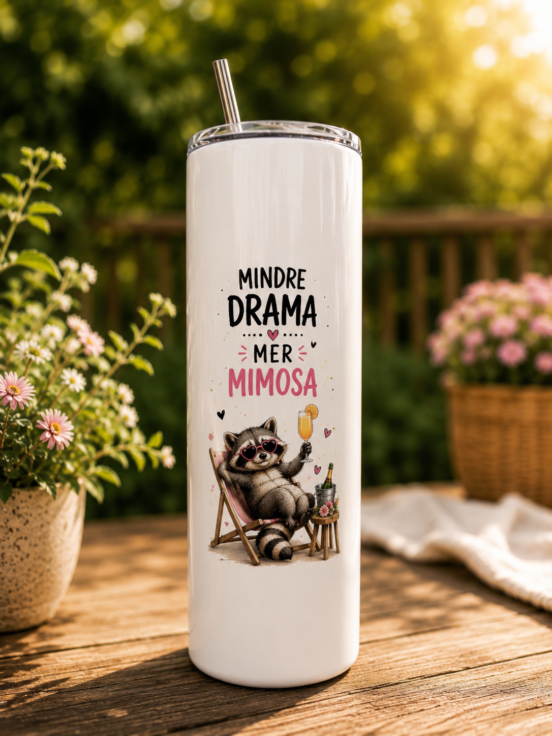 Personlig tumbler med navn eller valgfri tekst