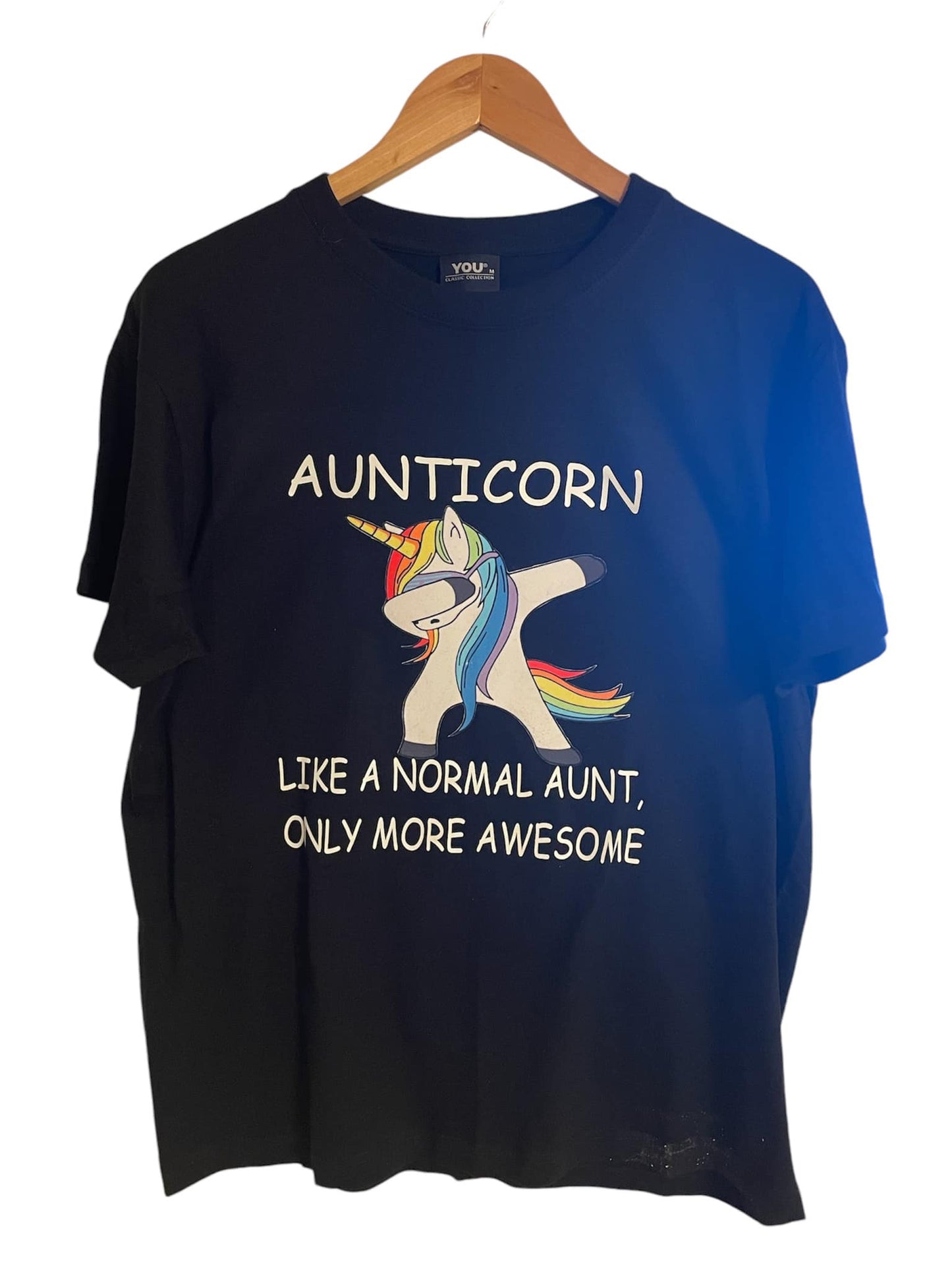 T-skjorte med fantastisk tante trykk