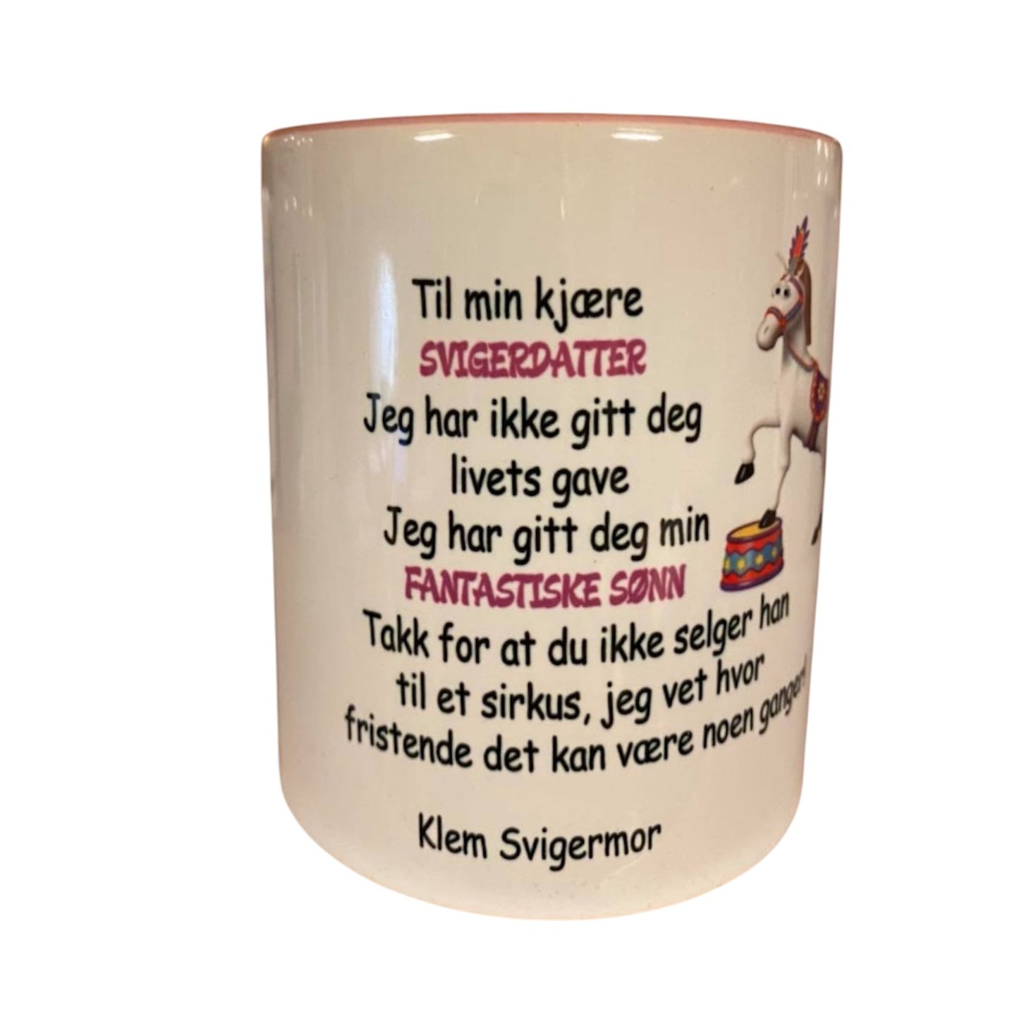 Kopp til svigersønn eller svigerdatter