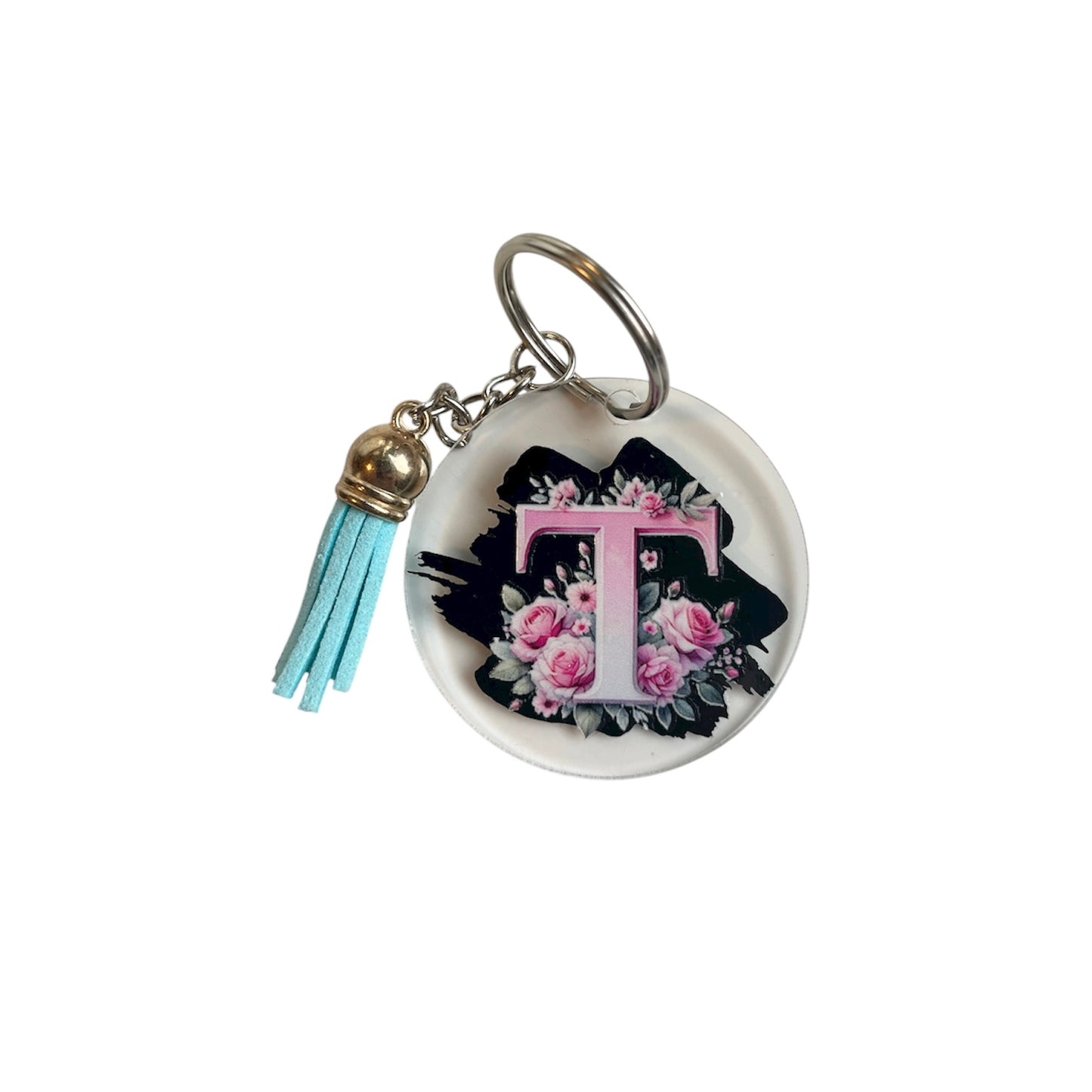 Nøkkelring i akryl med initialer