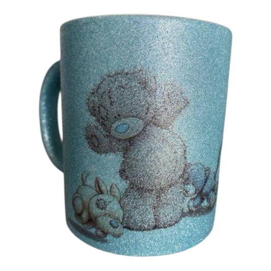 Glitterkopp med egen tekst