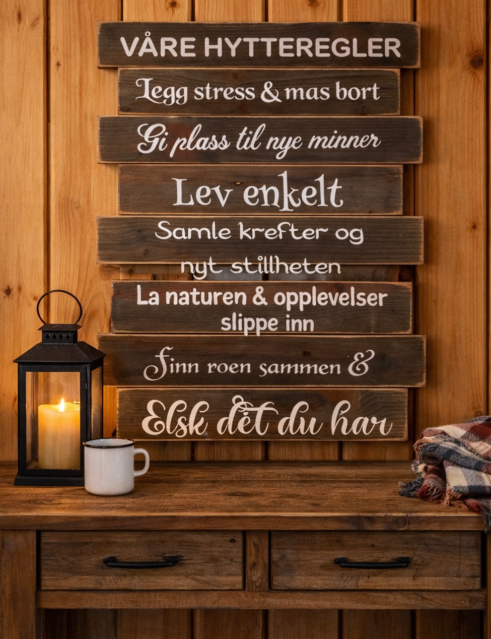 Personlige Treskilt
