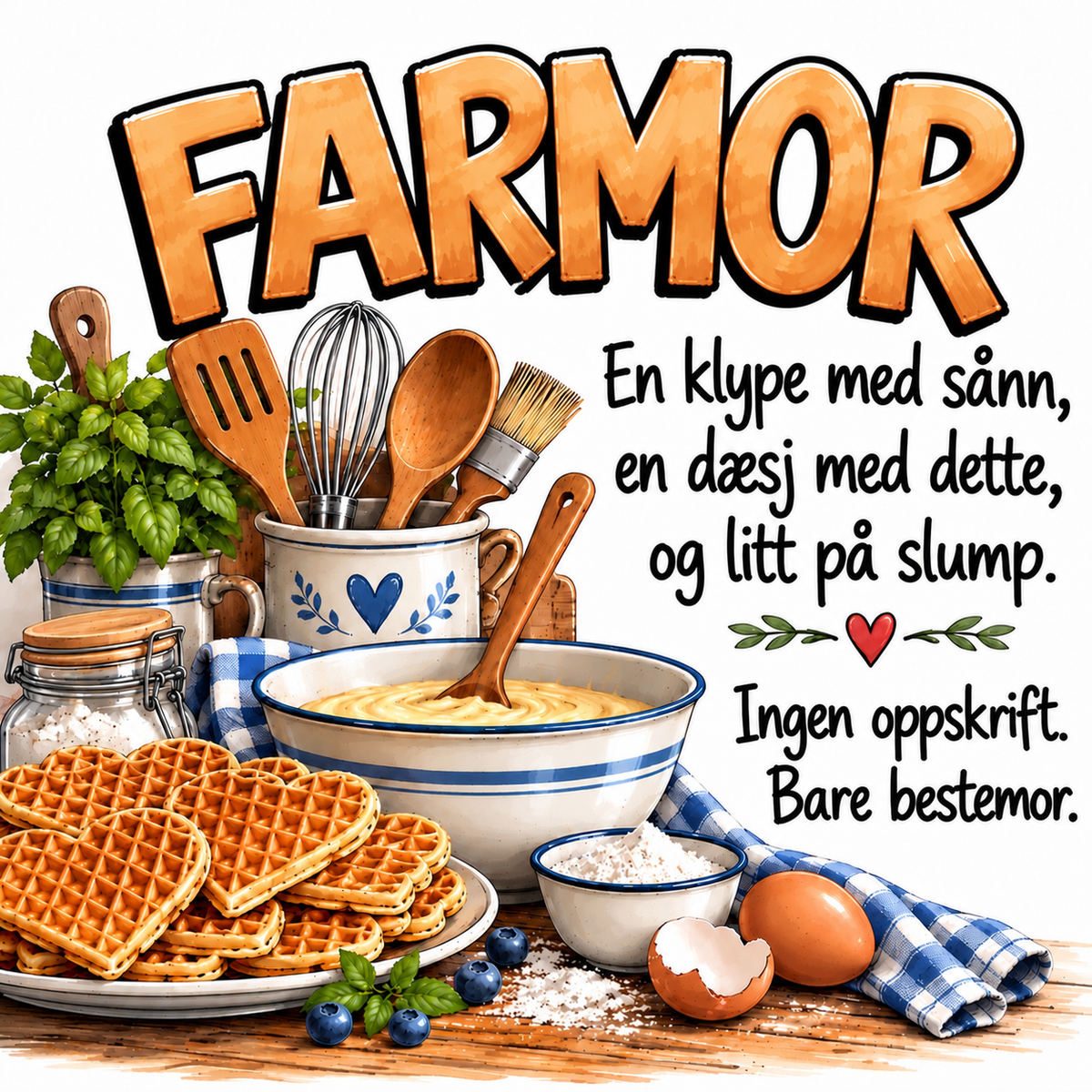 Personlig kopp til Bestemor, mormor eller farmor