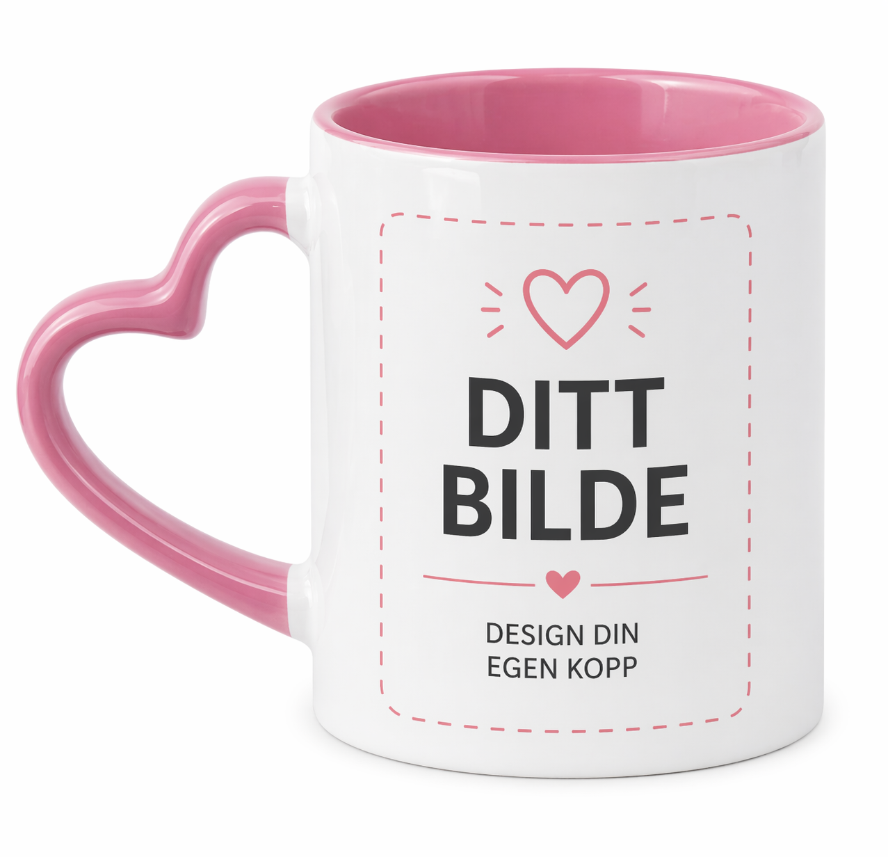 Personlig krus med eget bilde og tekst