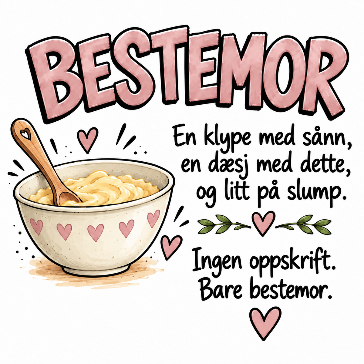 Personlig kopp til Bestemor, mormor eller farmor