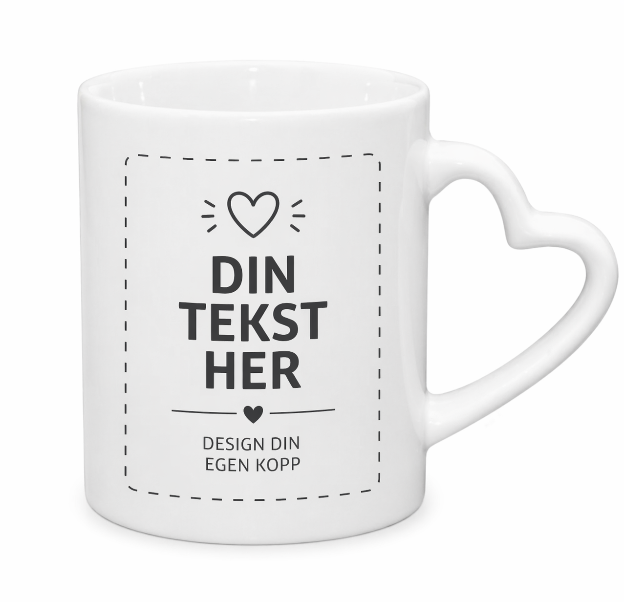 Personlig krus med eget bilde og tekst