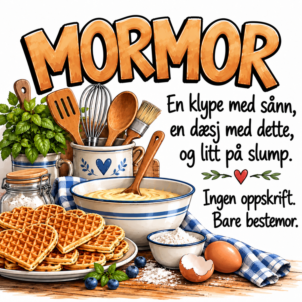 Personlig kopp til Bestemor, mormor eller farmor