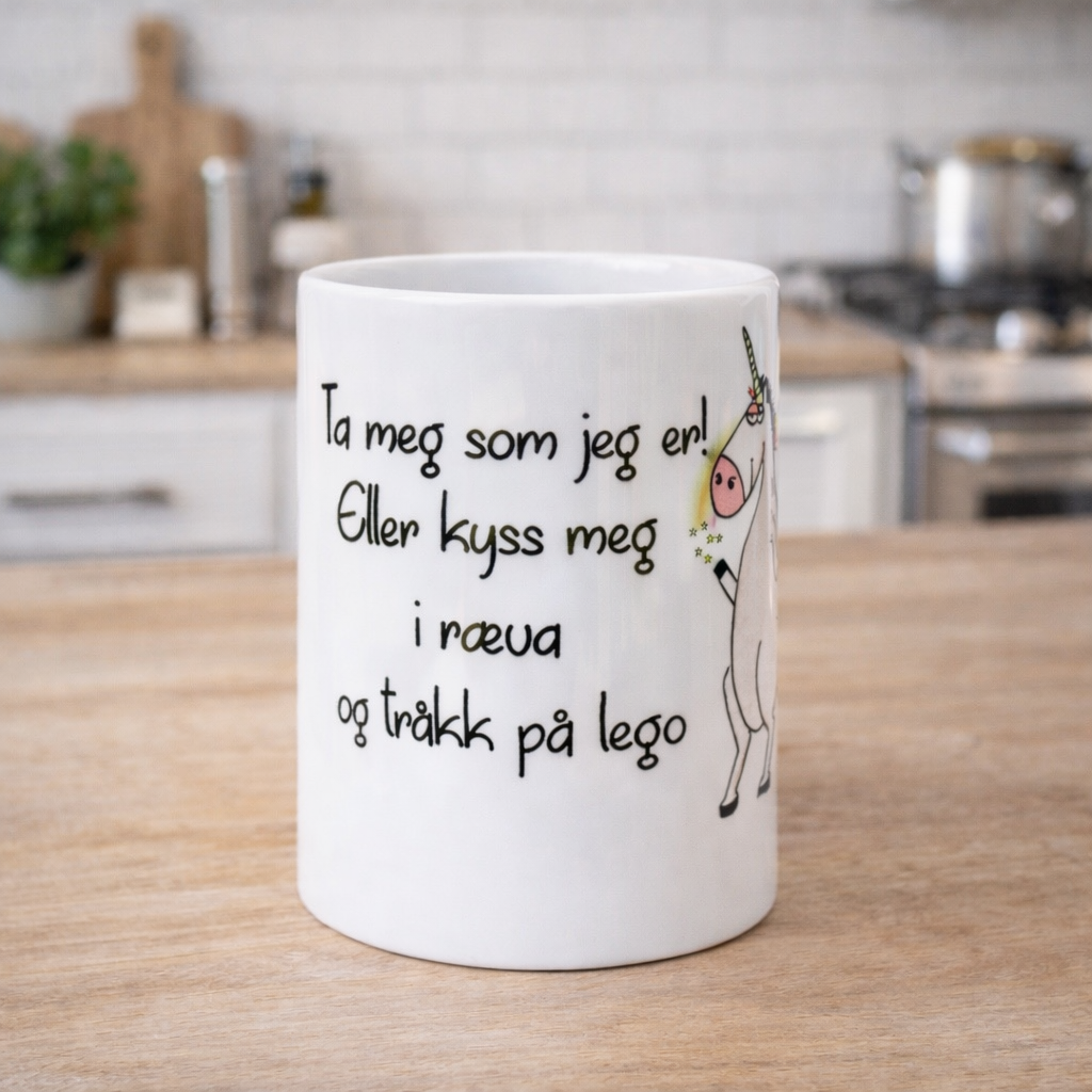 Morsomt krus – Ta meg som jeg er – med valgfritt navn