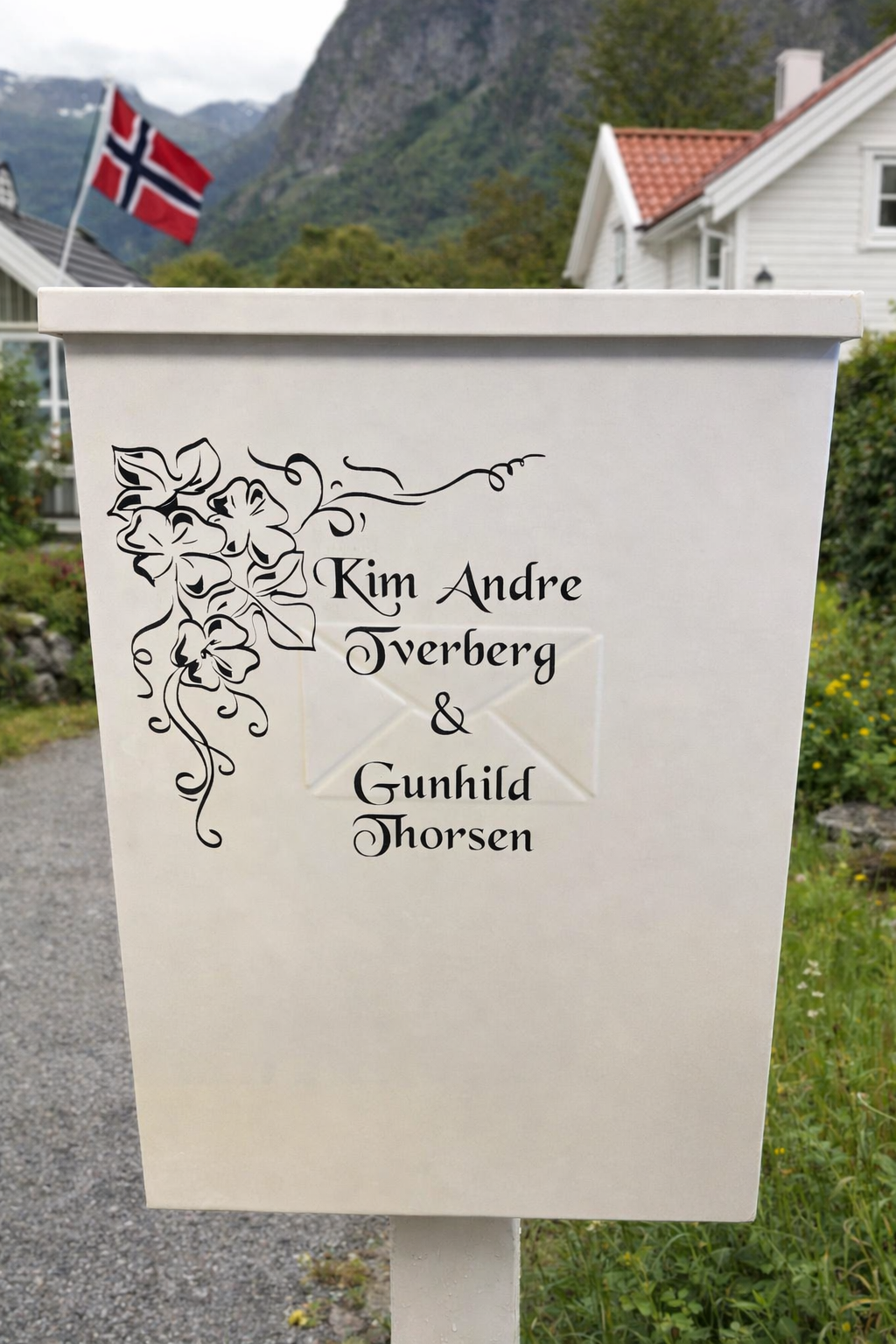 Merker til postkasse.