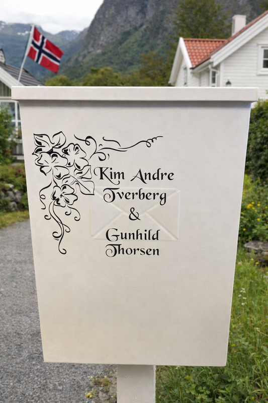 Merker til postkasse.