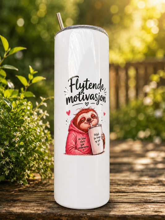 Personlig tumbler med navn eller valgfri tekst