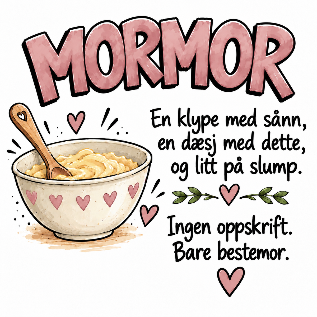 Personlig kopp til Bestemor, mormor eller farmor