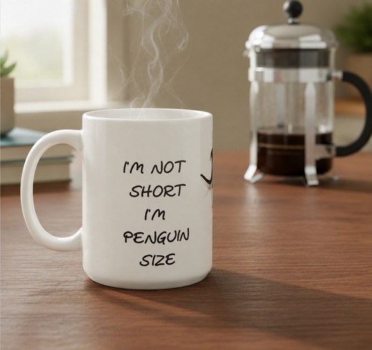 Morsomt krus – I'm not short – med valgfritt navn