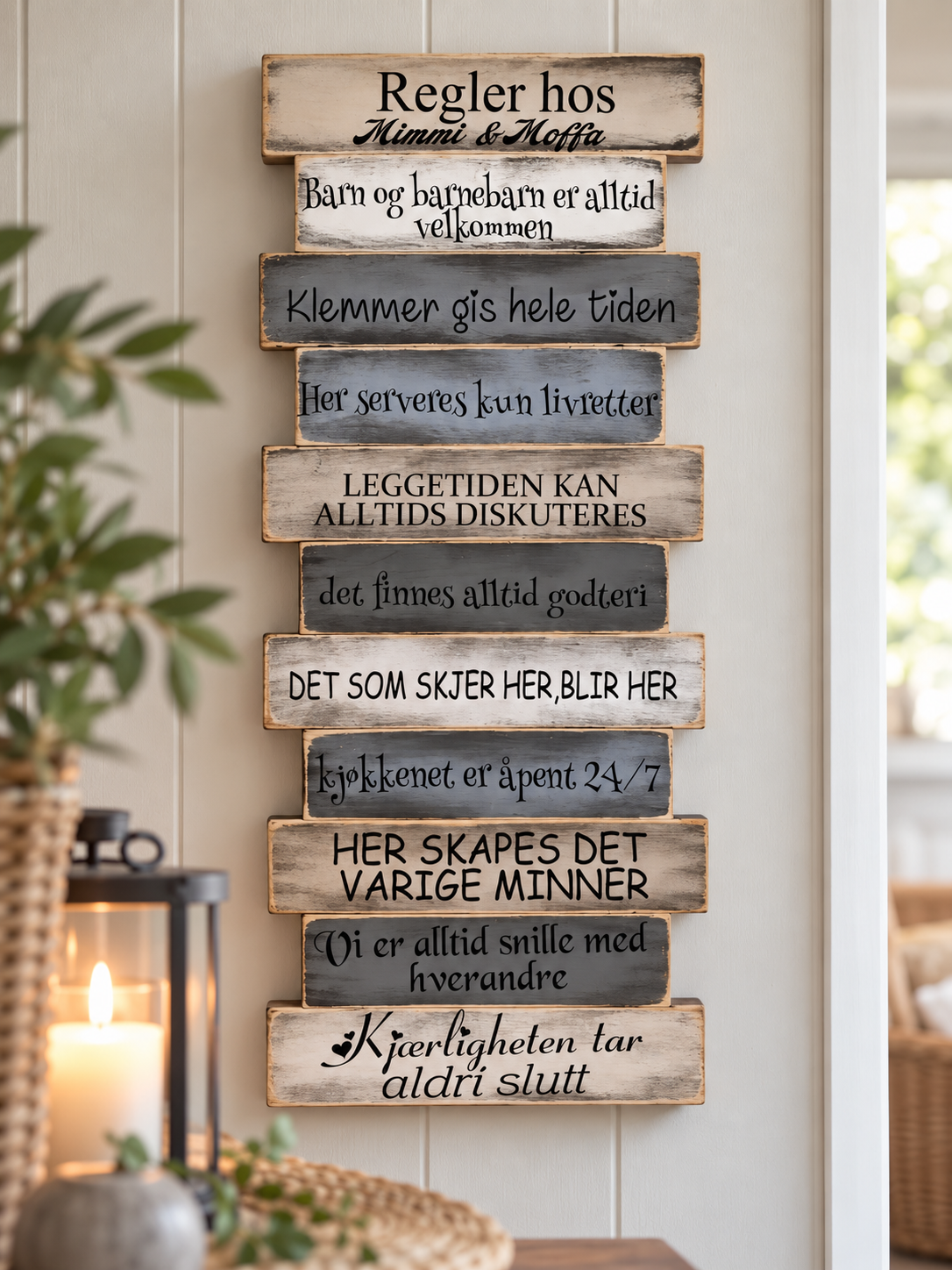 Besteforeldre skilt i tre  – personlig gave