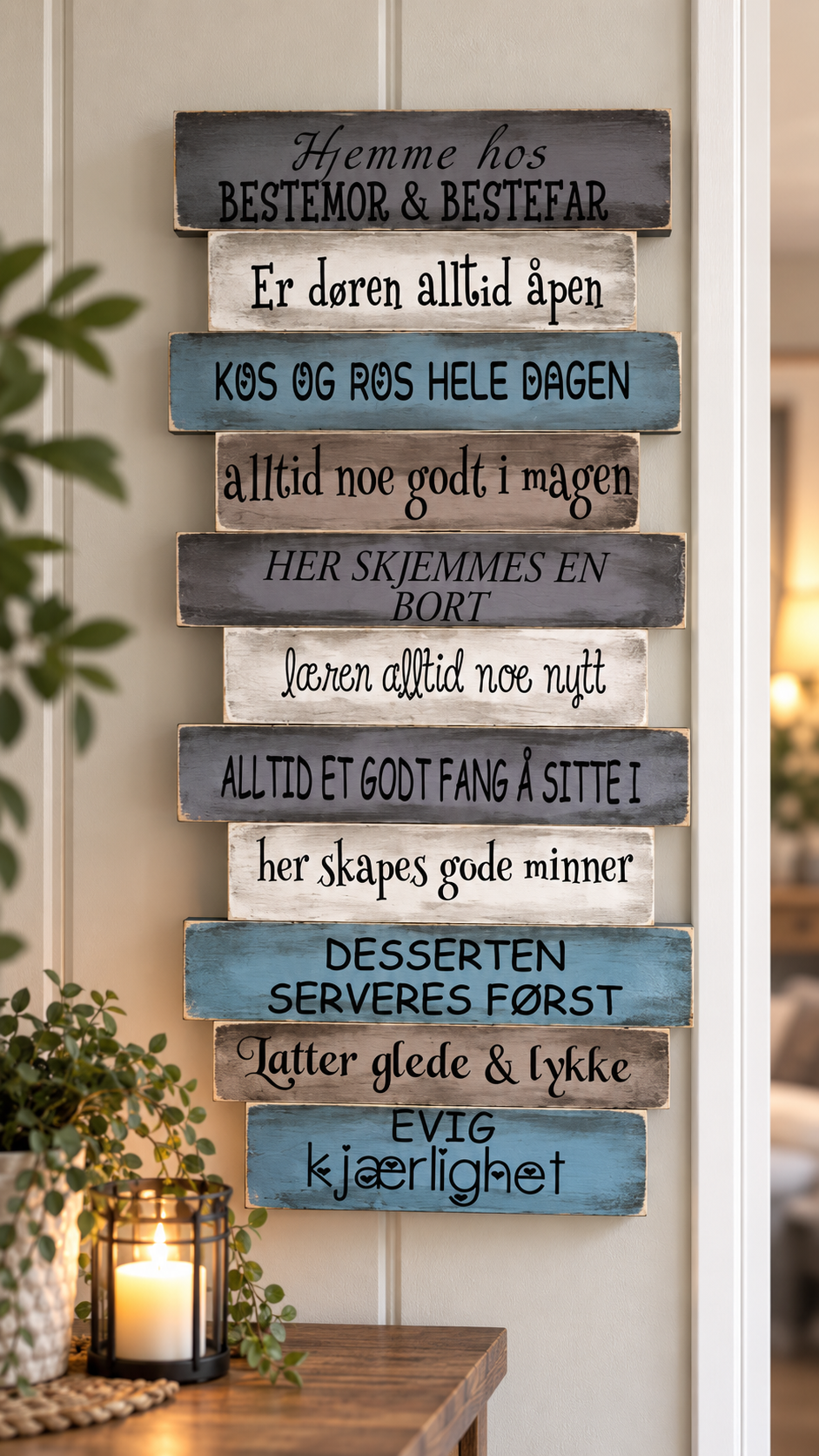Besteforeldre skilt i tre  – personlig gave