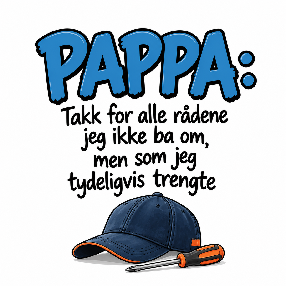 Personlig kopp til pappa og bonuspappa
