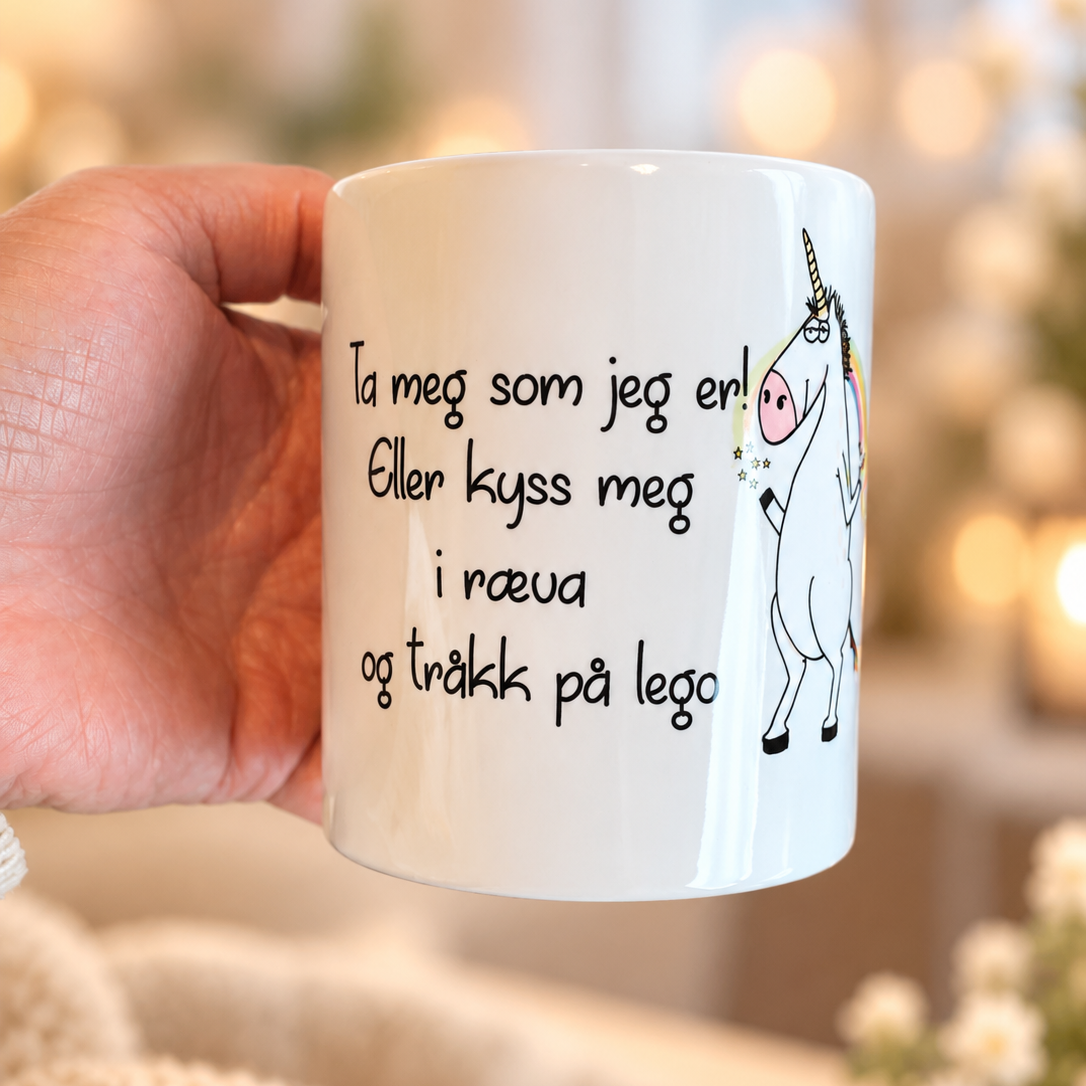 Morsomt krus – Ta meg som jeg er – med valgfritt navn