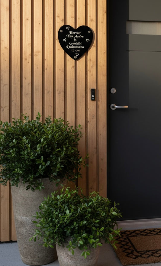 Dørskilt hjerte
