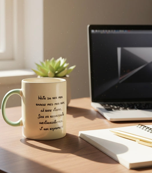 Selvstendignæringsdrivende kopp