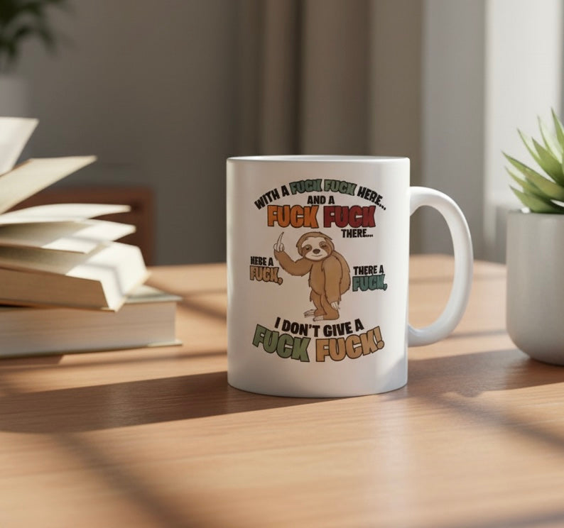 Krus med morsom tekst