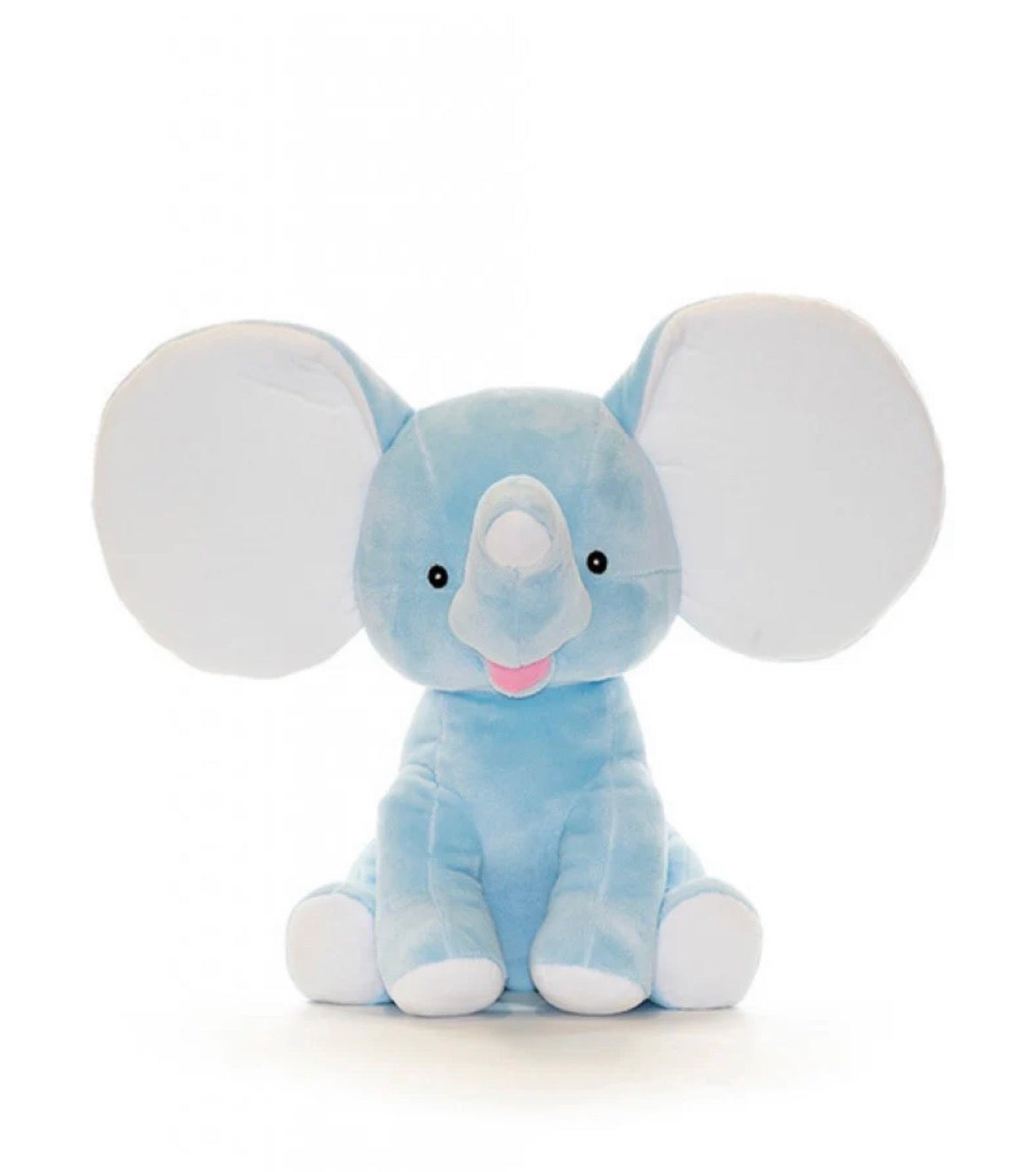 Personlig bamse - elefant  med navn og fødselsdata