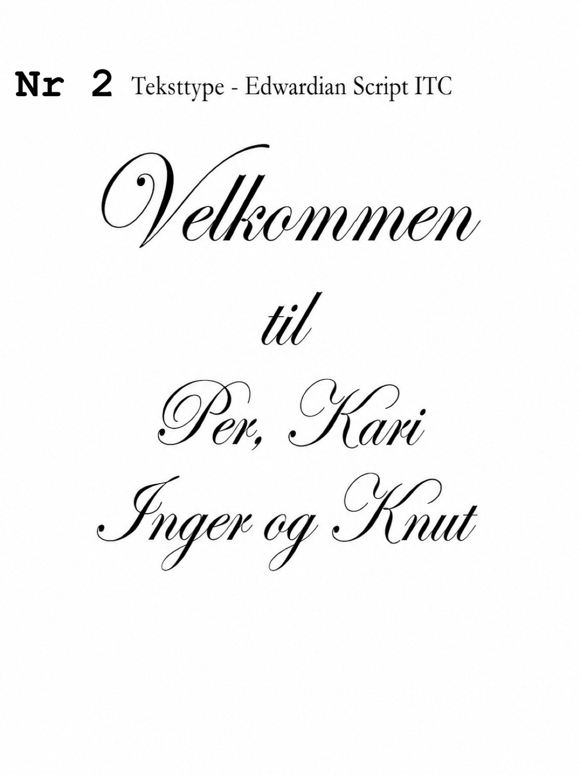Dørskilt i akryl –  personlig skilt 20x15 cm