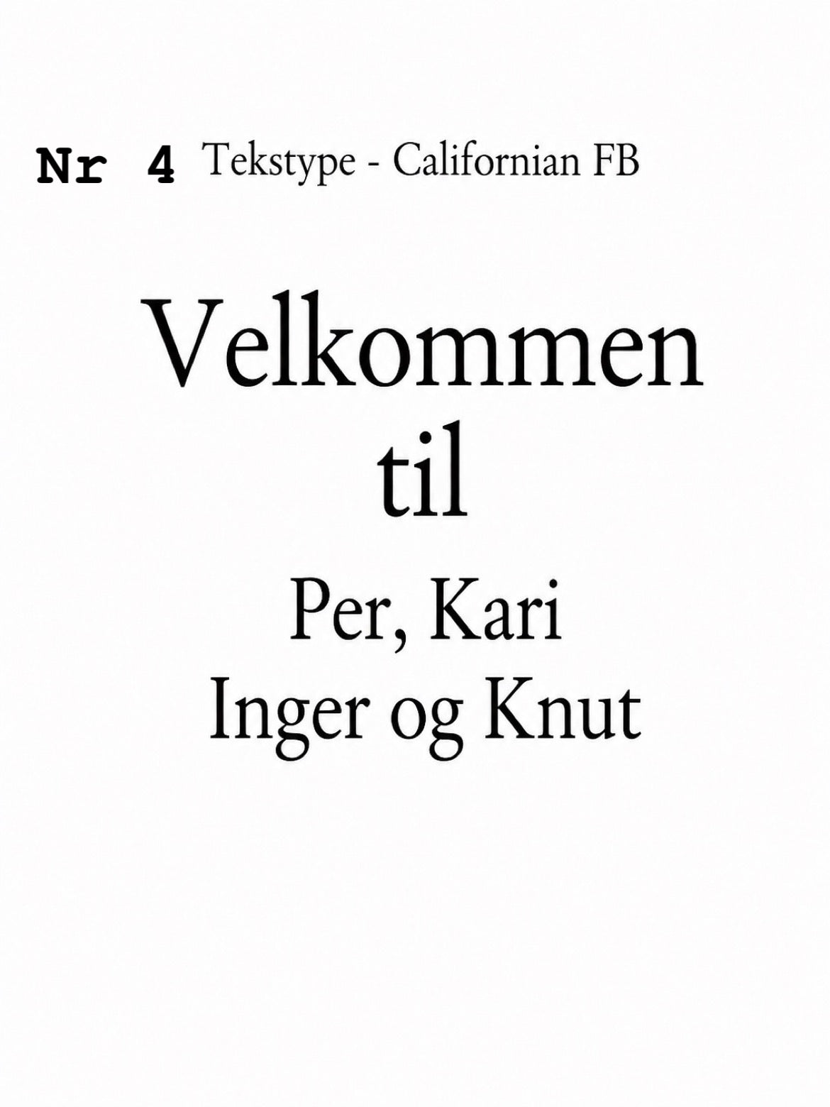 Dørskilt i akryl –  personlig skilt 20x15 cm