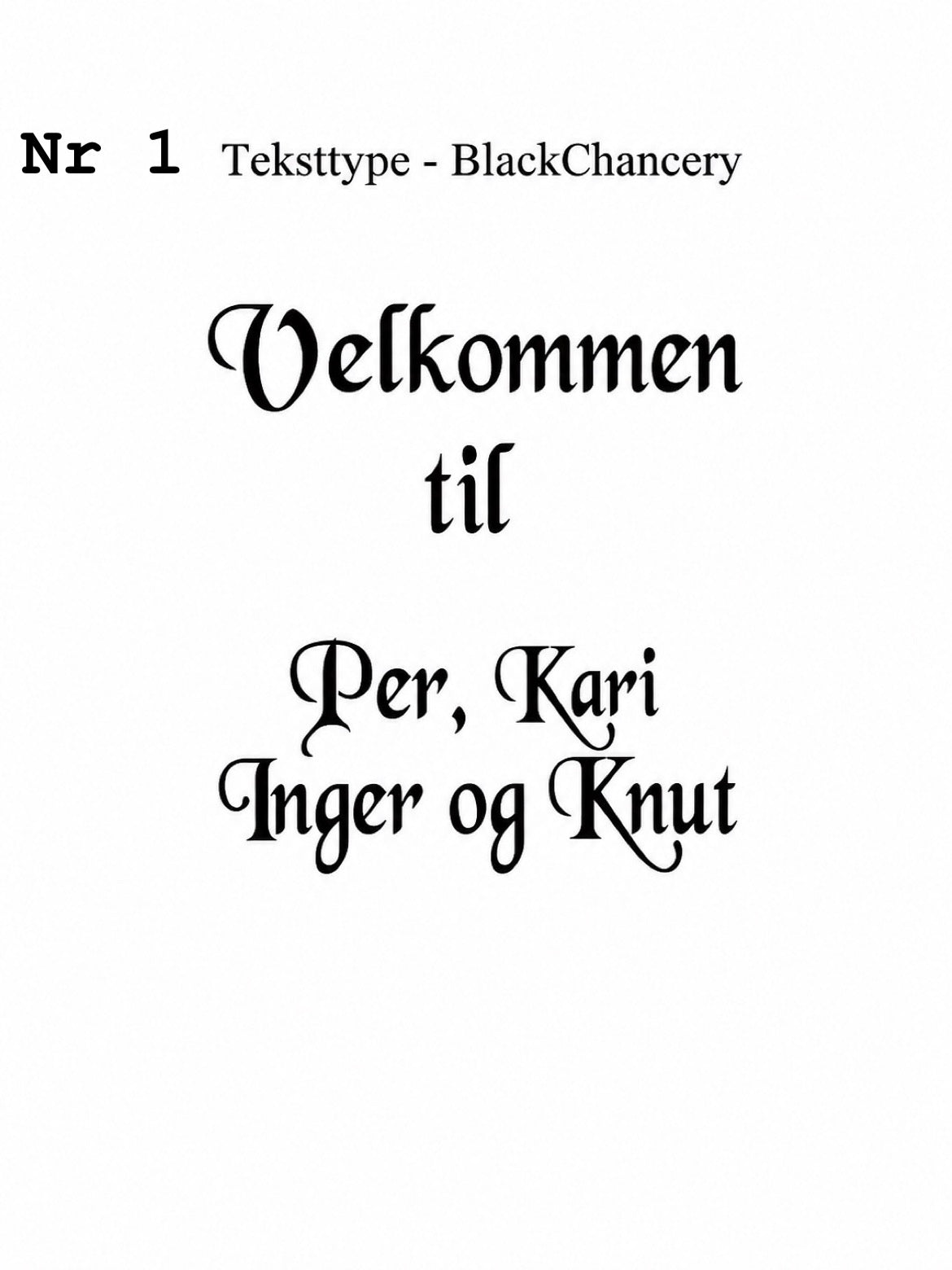 Dørskilt i akryl –  personlig skilt 20x15 cm