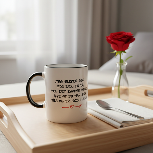 På kanten kopp til han og henne