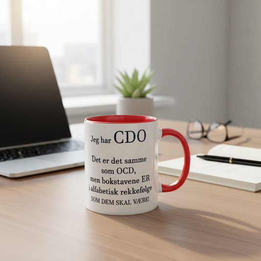 OCD kopp på norsk og engelsk