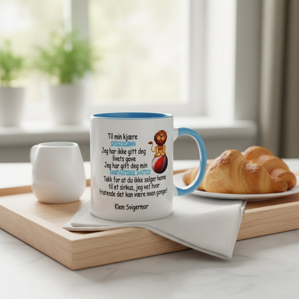 Kopp til svigersønn eller svigerdatter