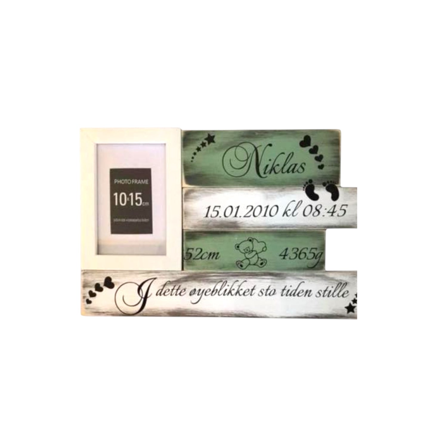 Barneskilt med ramme