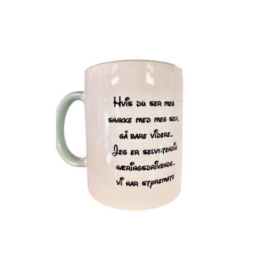 Selvstendignæringsdrivende kopp