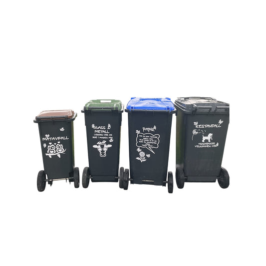 Merker til søppeldunker