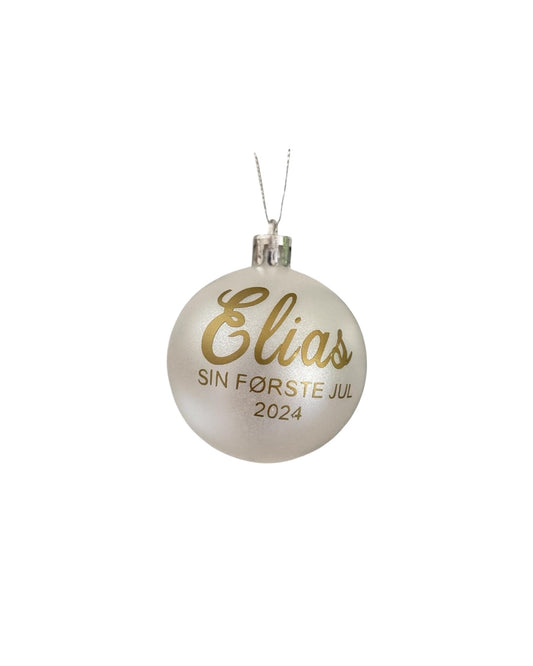 Personlige Julekuler med navn