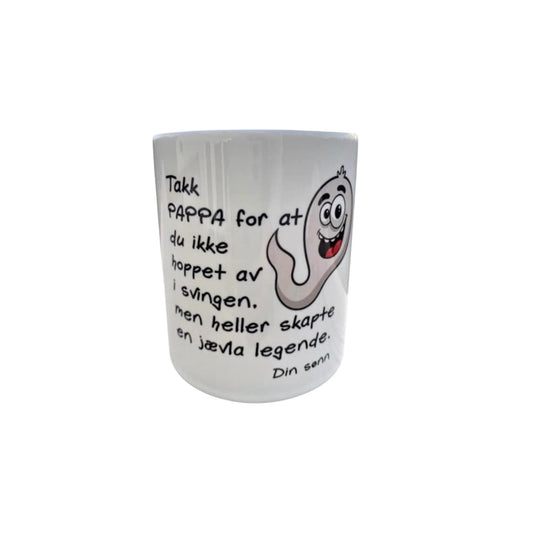 Morsom kopp til far