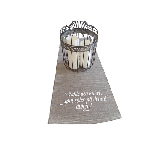 Duk med morsom tekst