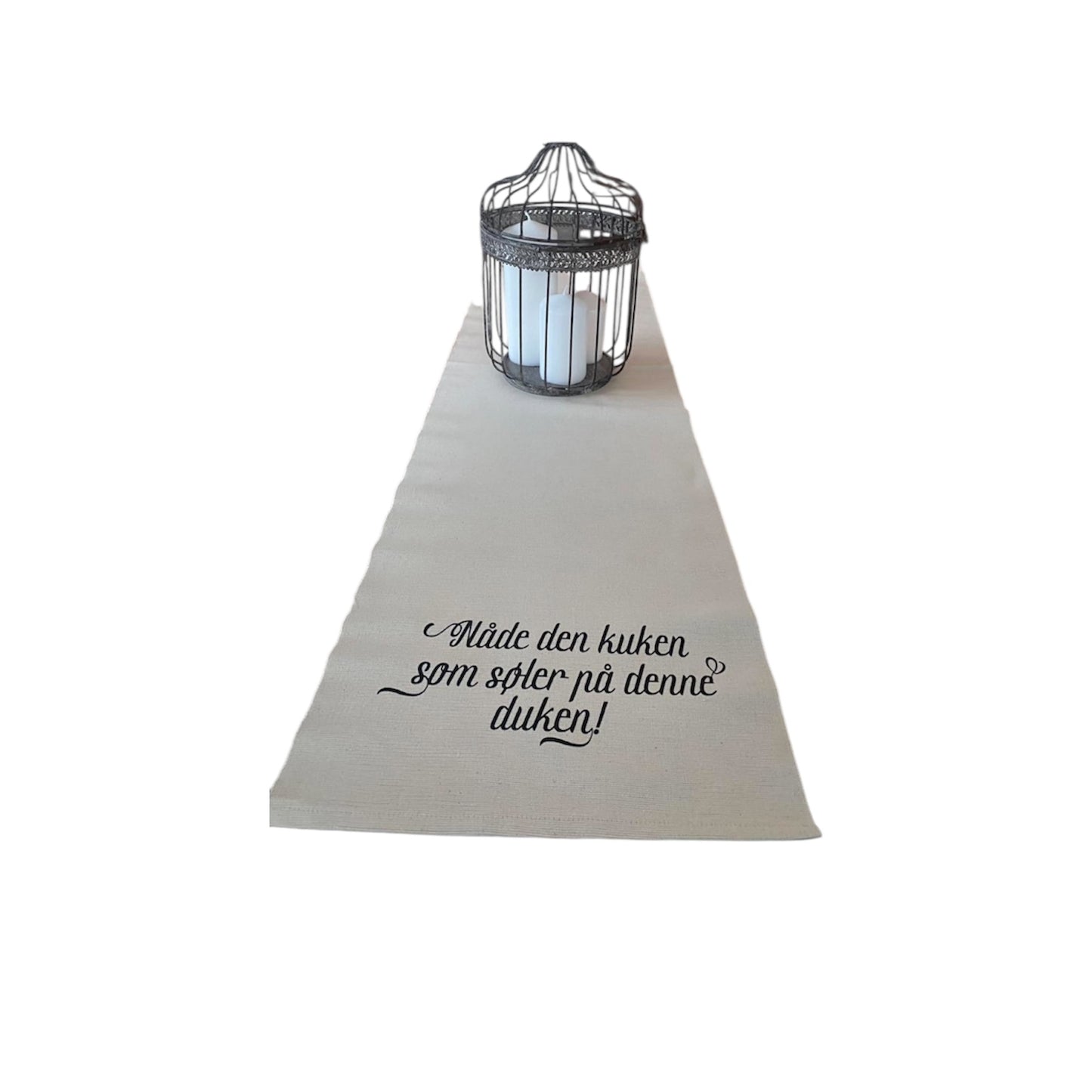 Duk med morsom tekst