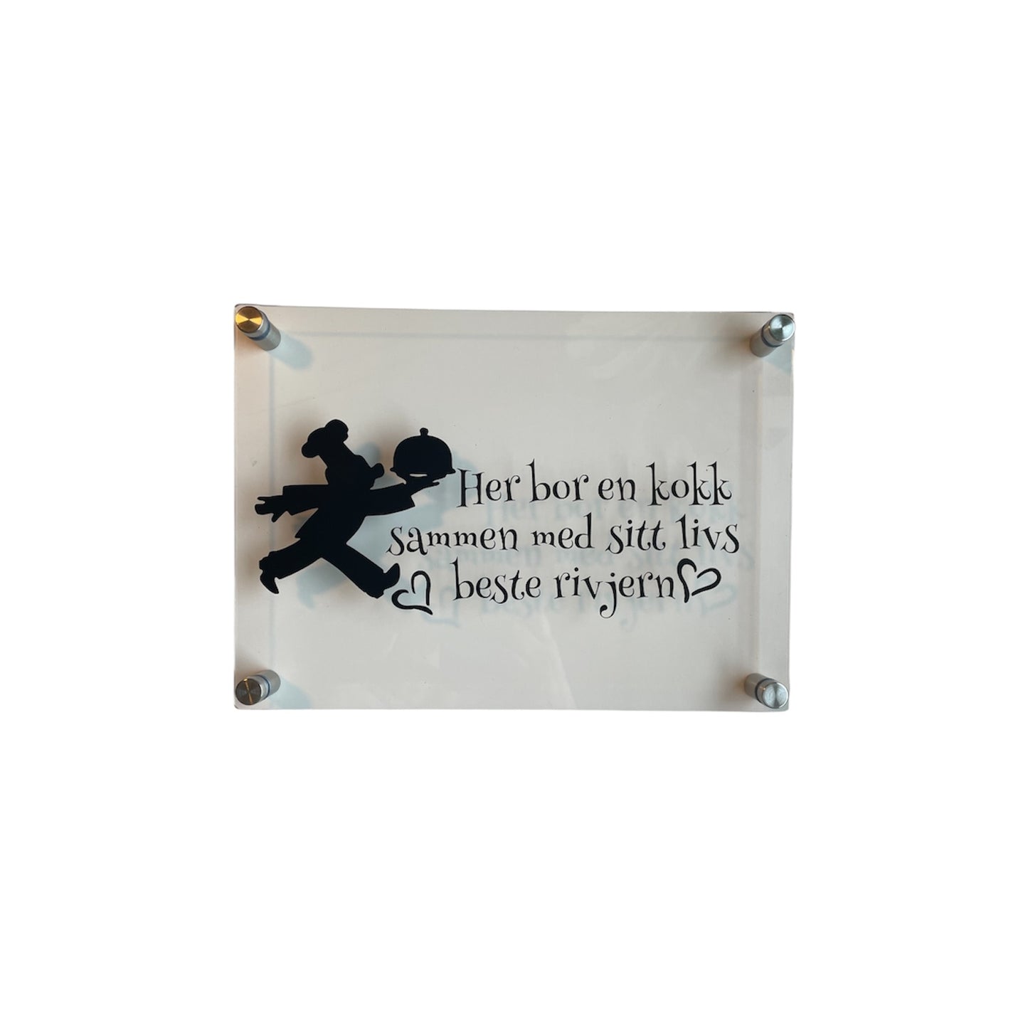 Morsomme akryl skilt