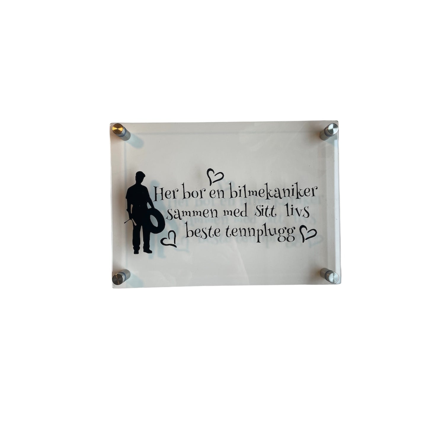 Morsomme akryl skilt