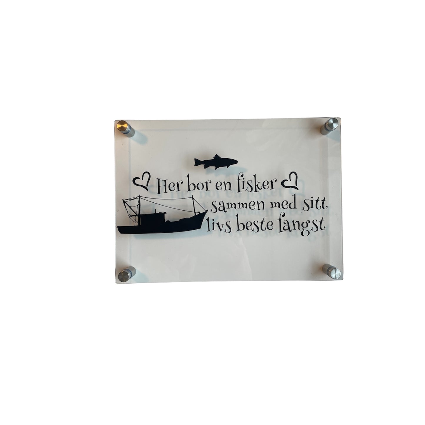 Morsomme akryl skilt