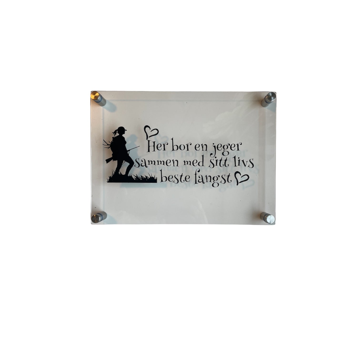 Morsomme akryl skilt