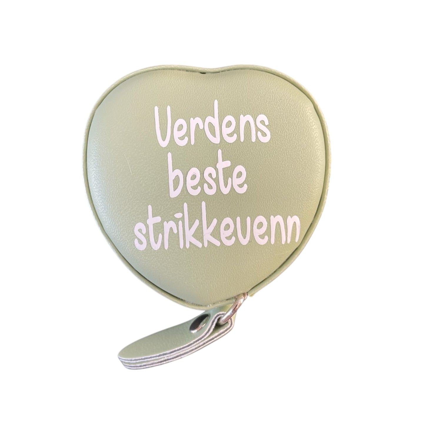 Målbånd med tekst.