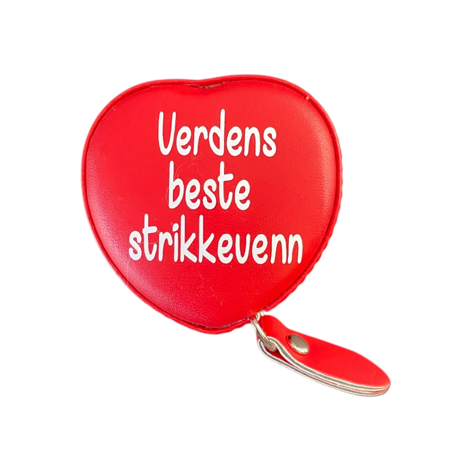 Målbånd med tekst.