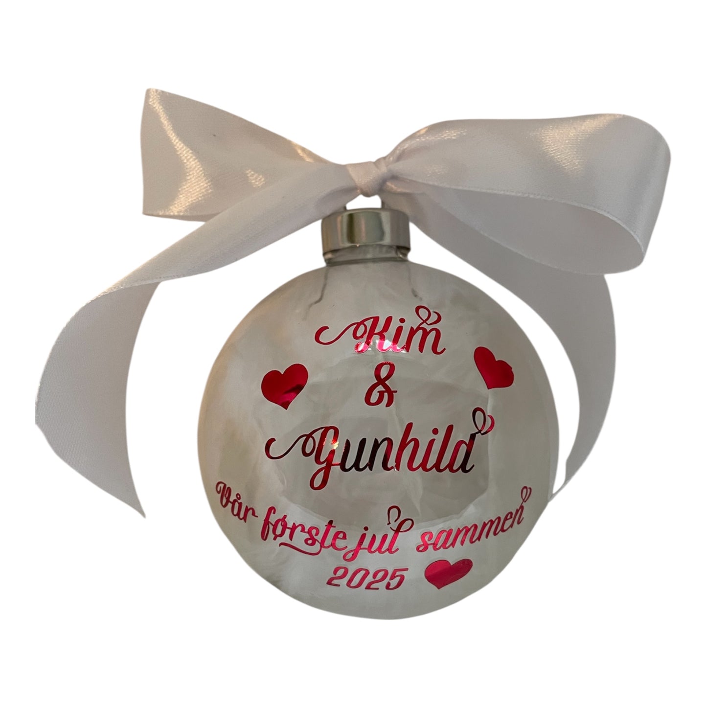 Personlig Julekule - Vår Første Jul Sammen
