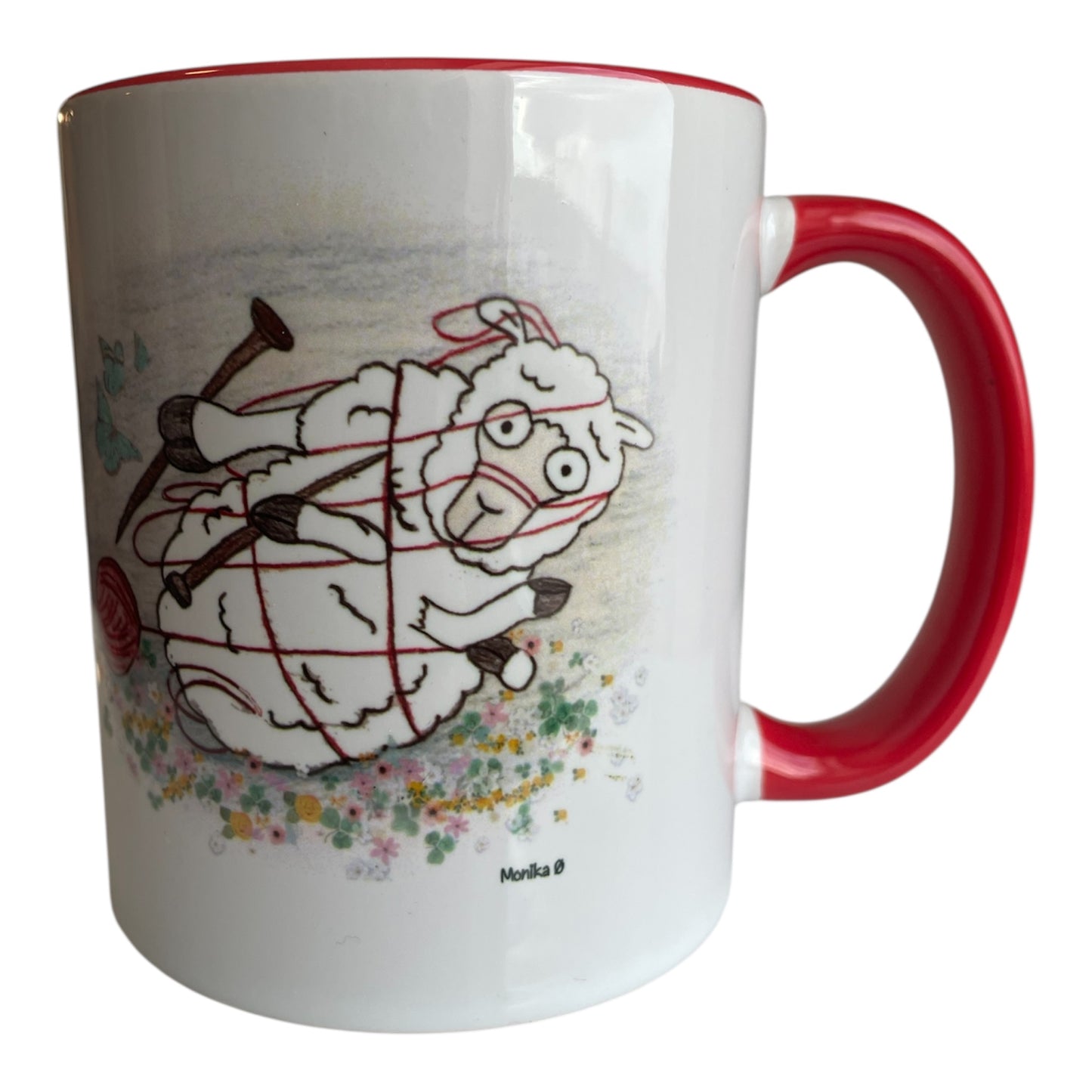 Strikke og heklekopp med fantastisk treffende tekst